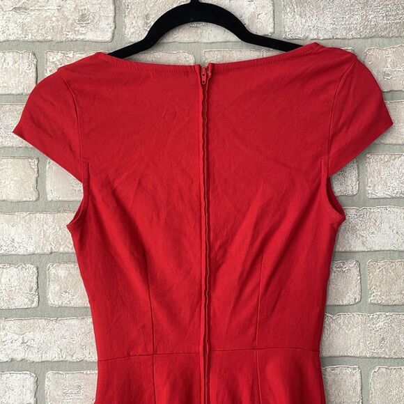 Mod Cloth, “Dear Fiery” Dress, Sweetheart Neckline, Cut Out, Tapered Waist, SZ-S - Picture 6 of 7